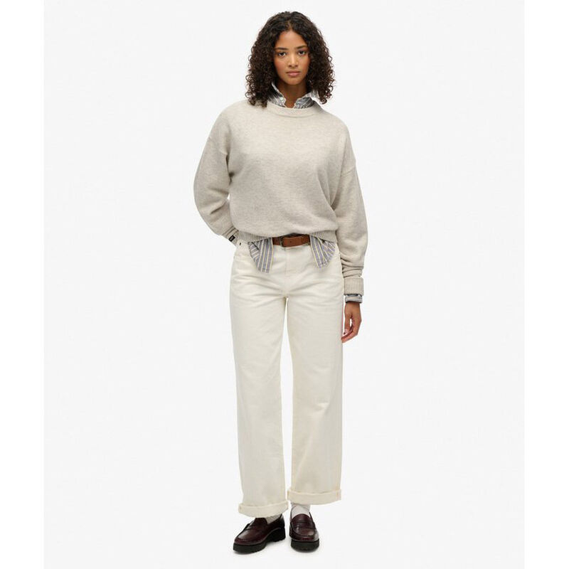 Superdry Slouchy Crew Neck Jumper image number 3